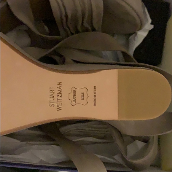 NWT suede Stuart Weitzman wedges - Picture 6 of 7